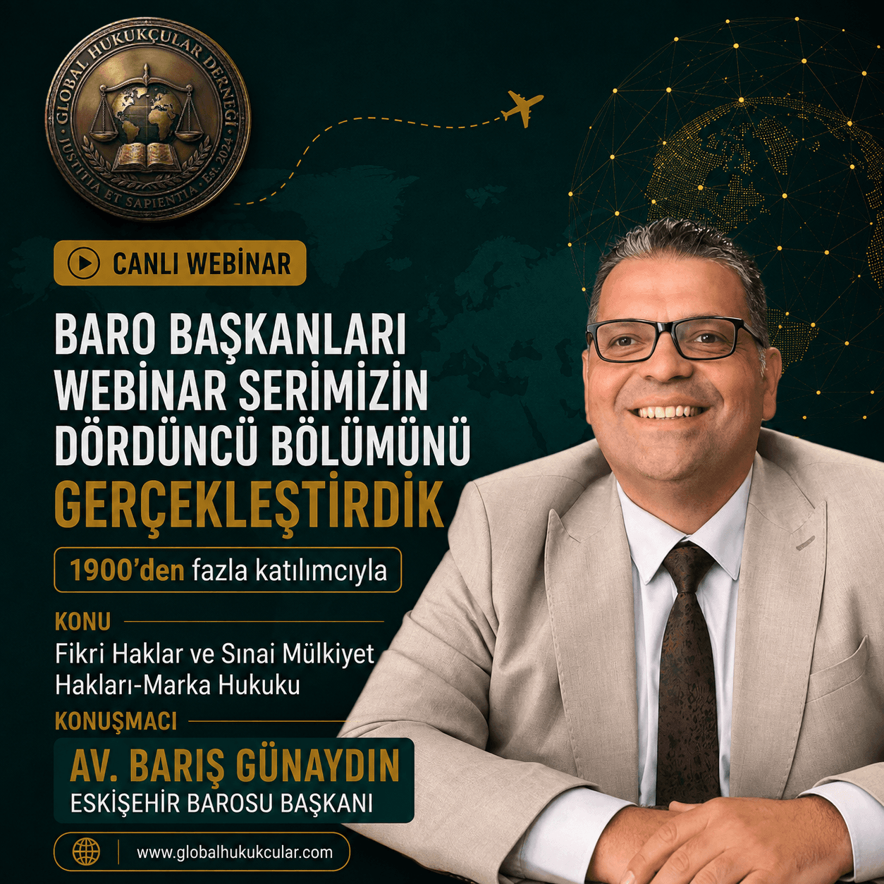 “Fikri Haklar ve Sınai Mülkiyet Hakları – Marka Hukuku” Webinarı Hukuk Camiasından Yoğun İlgi Gördü